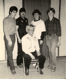 The Band in 1984 at the Huron Valley Eagles